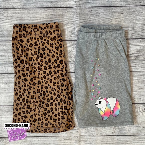 SO Girls SzXL (Set of Two) Patterned Bike Shorts - Picture 1 of 3